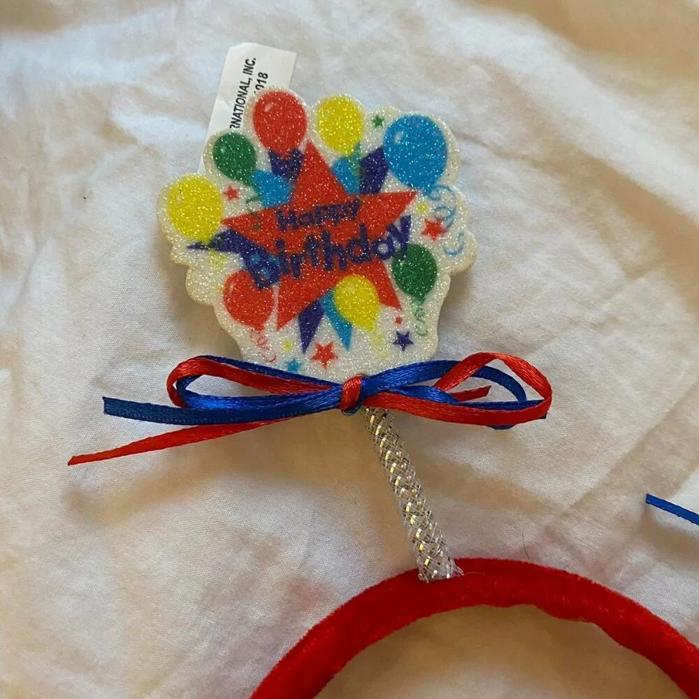 💸 FREE WITH $10+ PURCHASE 💸 Happy Birthday Headband Party Hat